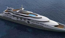 Naujoji Romano Abramovičiaus jachta yra per didelė, kad prisišvartuotų Žydrajame krante