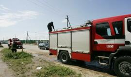 Liepsnos Gariūnuose: