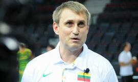 Vyrų rinktinės treniruotė Švyturio arenoje