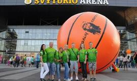 Klaipėdoje - draugiškos krepšinio rungtynės: Lietuva - Slovėnija