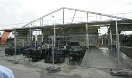 Liepsnos Gariūnuose: