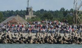 Klaipėda išlydėjo didžiuosius burlaivius