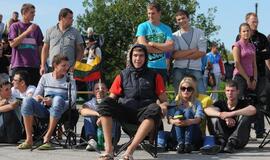 Kretingoje - automobilių šoninio slydimo varžybos