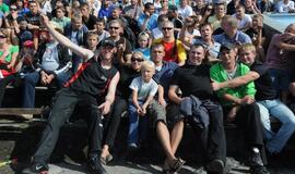 Kretingoje - automobilių šoninio slydimo varžybos