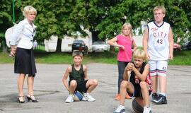 Klaipėdoje atnaujinta dar viena krepšinio aikštelė