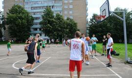 Klaipėdoje atnaujinta dar viena krepšinio aikštelė