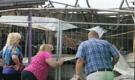 Liepsnos Gariūnuose: