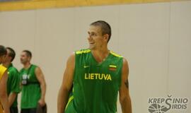 Lietuvos rinktinė "šlifuoja" greitas atakas