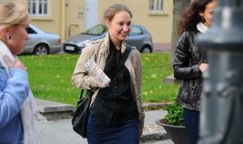 Jaunimas gražino išterliotas sienas