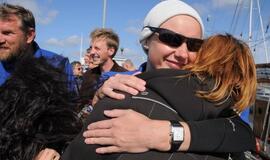 Jachtos "Lietuva" ir burlaivio "Brabander" sutikimas