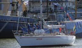 Jachtos "Lietuva" ir burlaivio "Brabander" sutikimas