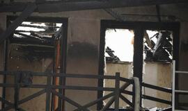 Žaibo sukeltas gaisras Tauralaukyje