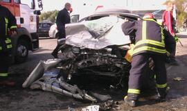 Avarija Jūrininkų ir Taikos prospektų sankryžoje