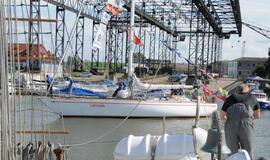 Jachtos "Lietuva" ir burlaivio "Brabander" sutikimas