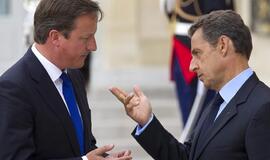 Nicolas Sarkozy nebenori girdėti Didžiosios Britanijos kritikos eurui