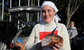 Derliaus šventėje Kretingoje - moliūgai milžinai