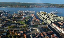 Naujojo muzikinio teatro prie vandens vizualizacija