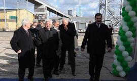 KLASCO oficialiai atidarė išplėstą grūdų terminalą