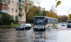 Potvynis Sausio 15-osios gatvėje