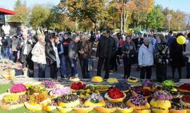 Derliaus šventėje Kretingoje - moliūgai milžinai