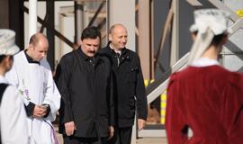 KLASCO oficialiai atidarė išplėstą grūdų terminalą