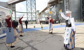 KLASCO oficialiai atidarė išplėstą grūdų terminalą