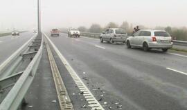 Ūkanotą šeštadienį dužo "Renault"