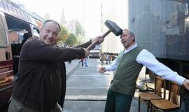 Derliaus šventėje Kretingoje - moliūgai milžinai