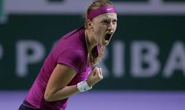 WTA čempionate - čekės Petros Kvitovos triumfas