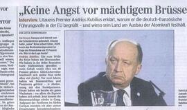 Andrius Kubilius  emigracijos srautą sustabdys iki 2030 metų