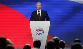 Partija vienbalsiai patvirtino Vladimirą Putiną kandidatu į Prezidento postą