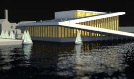 Naujojo muzikinio teatro prie vandens vizualizacija