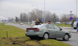 Automobilių susidūrimas Herkaus Manto gatvėje