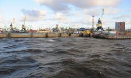 Stichijos padariniai Klaipėdoje