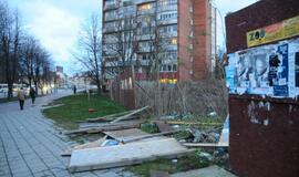 Stichijos padariniai Klaipėdoje