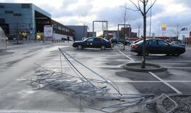 Stichijos padariniai Klaipėdoje