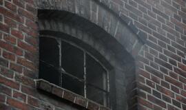 Gaisras apleistame pastate Šaulių g. 23A