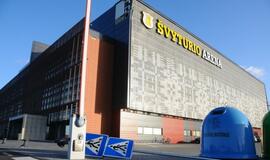 Vėtros apgadinta "Švyturio" arena