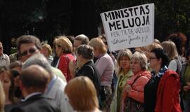 Klaipėdos pedagogai prisideda prie protesto akcijų