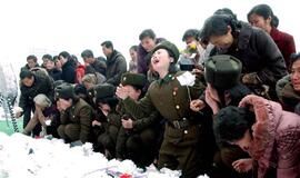 Mirusio Šiaurės Korėjos vadovo gedi ir gamta