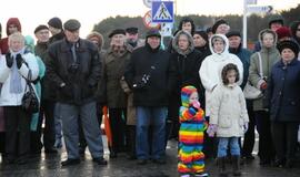 Smiltynėje atidengtas paminklas "Albatrosas"