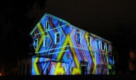 Palangoje - šviesos spektaklis ant kurhauzo sienų