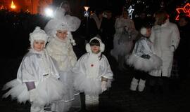 Klaipėdoje įžiebta Kalėdų eglė