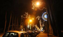 Palangoje - šviesos spektaklis ant kurhauzo sienų