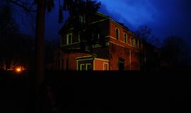 Palangoje - šviesos spektaklis ant kurhauzo sienų