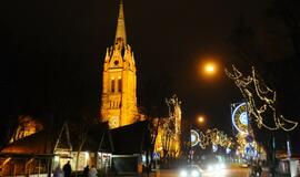 Palangoje - šviesos spektaklis ant kurhauzo sienų