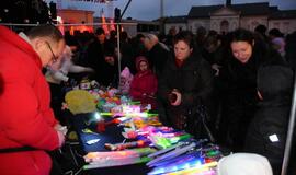 Klaipėdoje įžiebta Kalėdų eglė