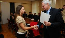 Miesto meras padėkojo "Žuvėdros" šokėjams