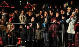 Klaipėdoje įžiebta Kalėdų eglė