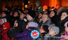 Klaipėdoje įžiebta Kalėdų eglė